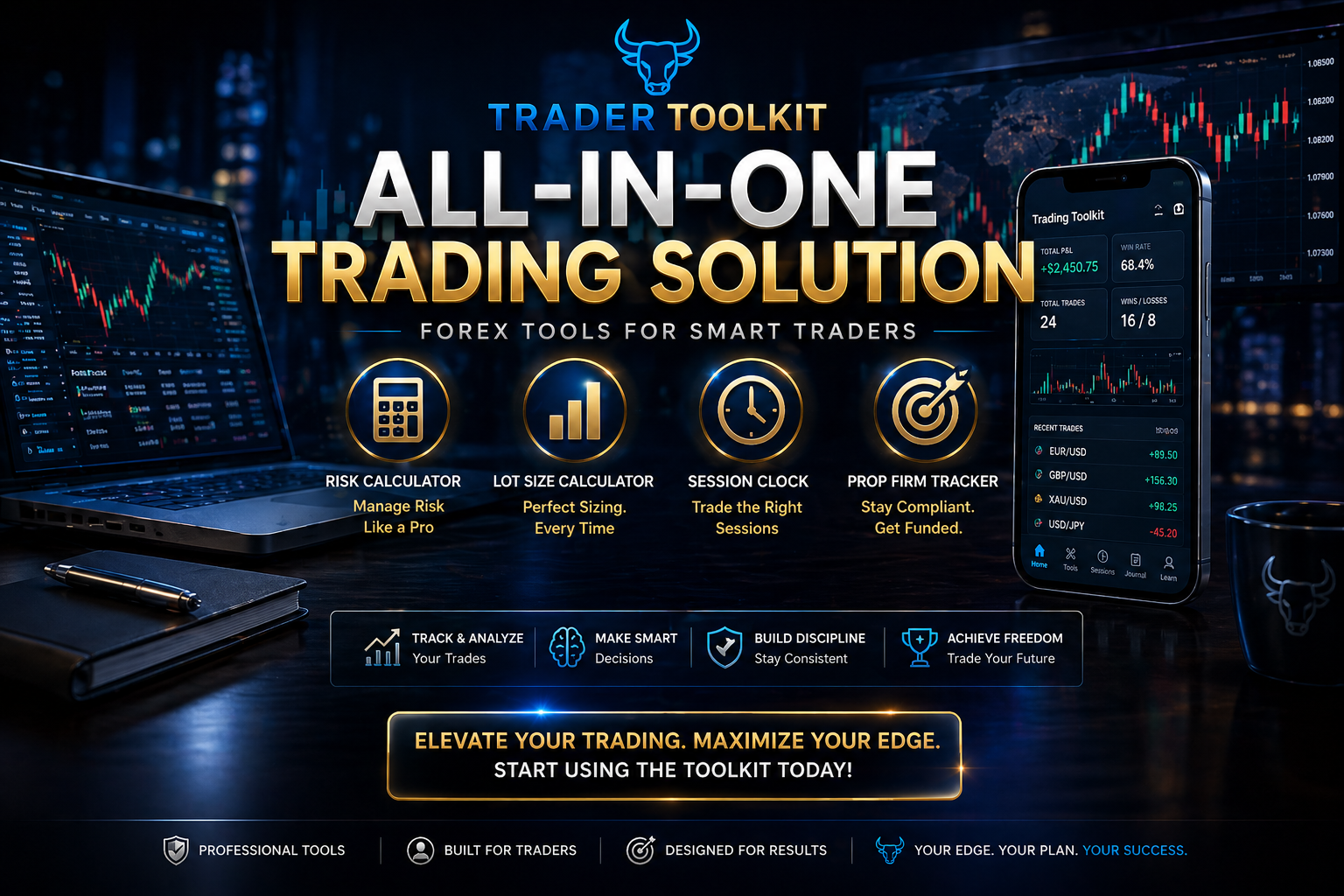 All-in-one trading solution toolkit