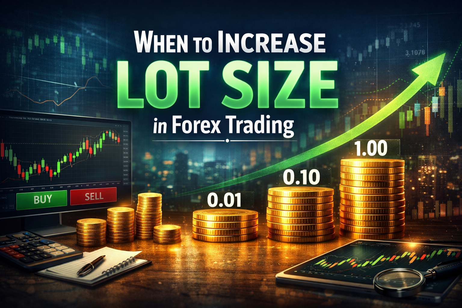 Increasing lot size in Forex trading