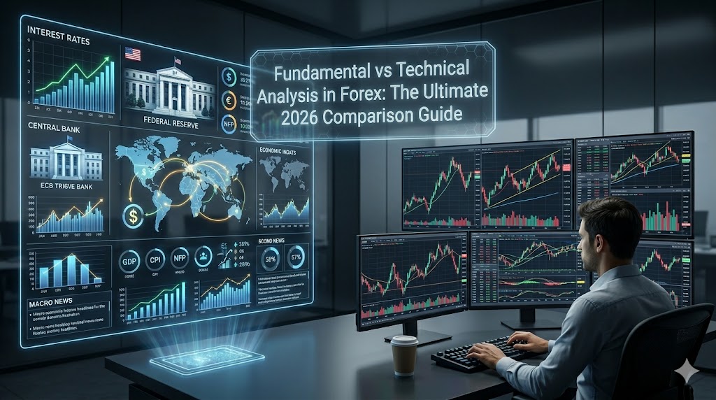 Fundamental vs Technical Analysis in Forex: The Ultimate 2026 Comparison Guide