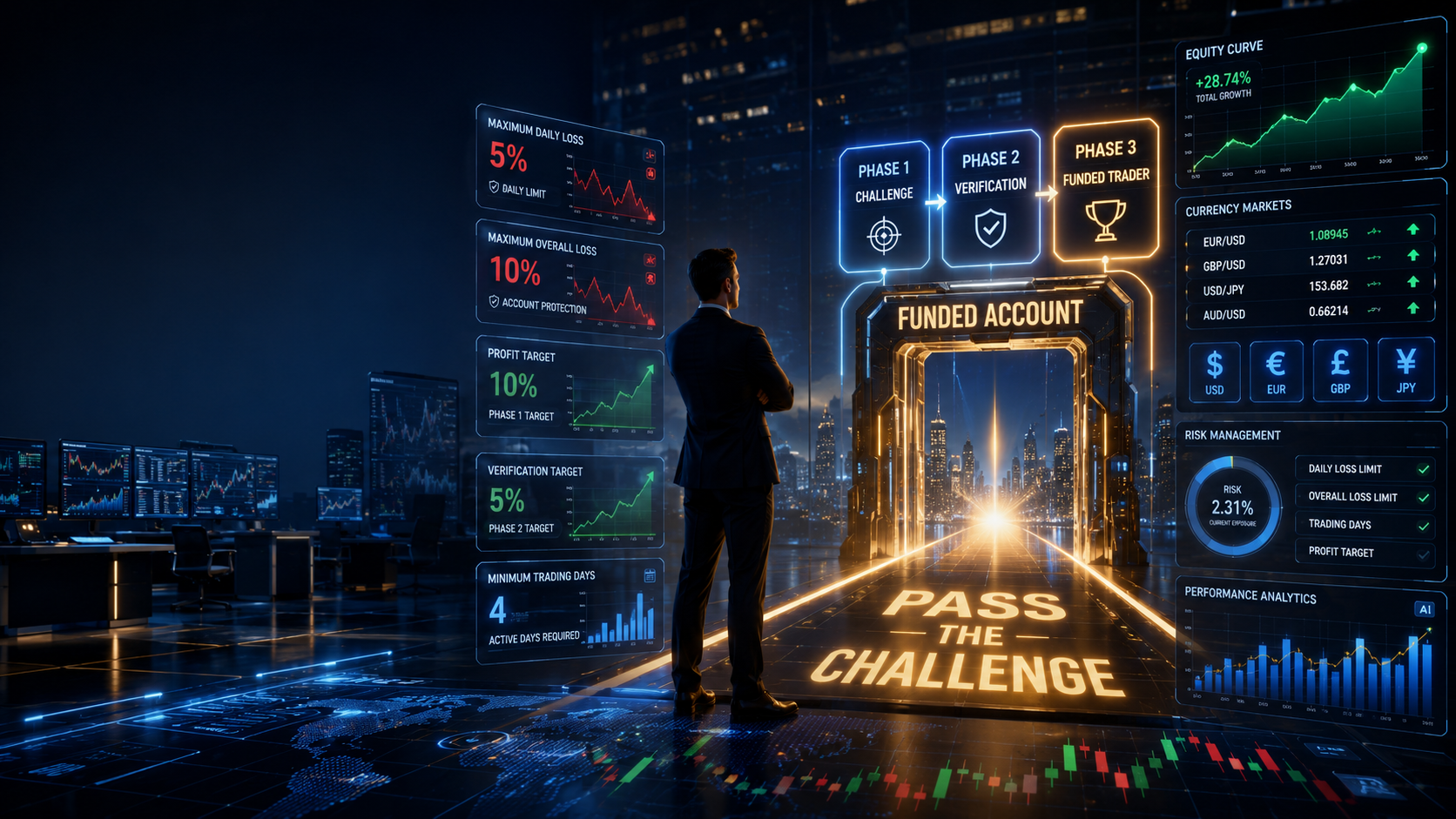 Confused by FTMO rules? Learn how the daily loss, maximum drawdown, and news restrictions work in plain English so you can pass your challenge.